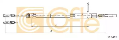 Трос COFLE 10.9432