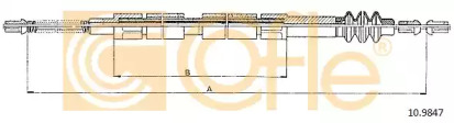 Трос COFLE 10.9847