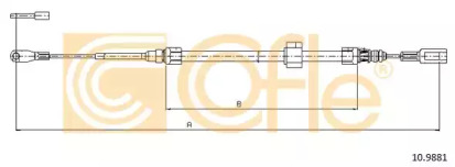 Трос COFLE 10.9881