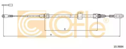 Трос COFLE 10.9884