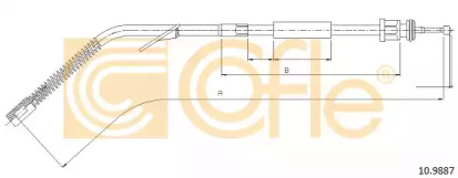 Трос COFLE 10.9887