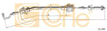 Тросик газа COFLE 11.169