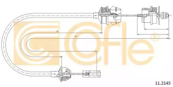 Трос COFLE 11.2145
