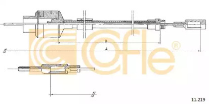 Трос COFLE 11.219