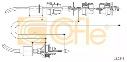 Трос COFLE 11.2243