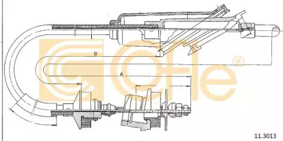 Трос COFLE 11.3013