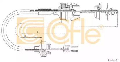 Трос COFLE 11.3033