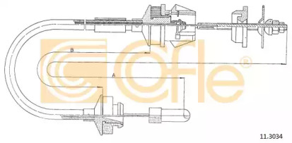 Трос COFLE 11.3034