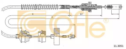 Трос COFLE 11.3051