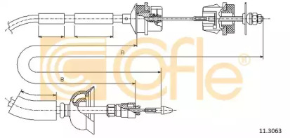 Трос COFLE 11.3063