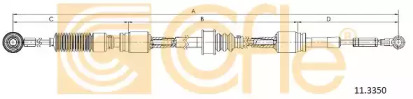 Трос, ступенчатая коробка передач COFLE 11.3350