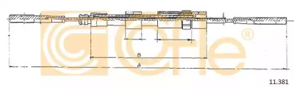 Трос COFLE 11.381