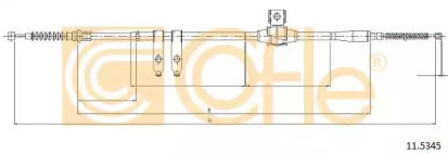 Трос COFLE 11.5345