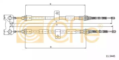 Трос COFLE 11.5445