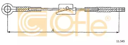 Трос COFLE 11.545