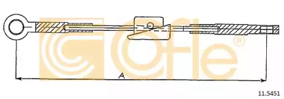 Трос COFLE 11.5451