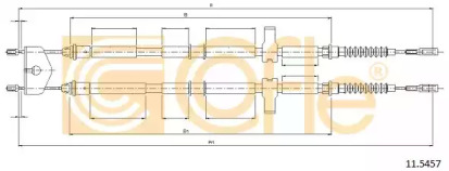 Трос COFLE 11.5457
