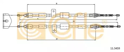 Трос COFLE 11.5459