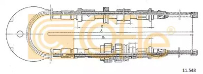 Трос COFLE 11.548