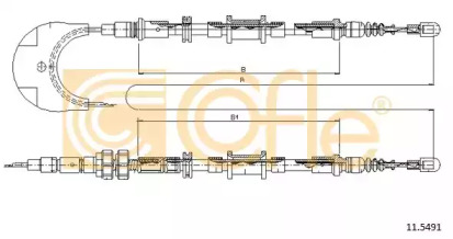 Трос COFLE 11.5491