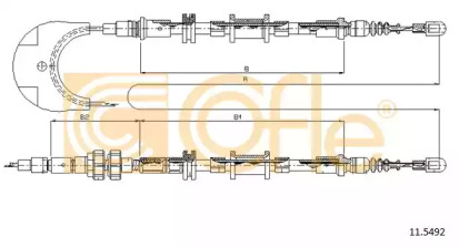 Трос COFLE 11.5492