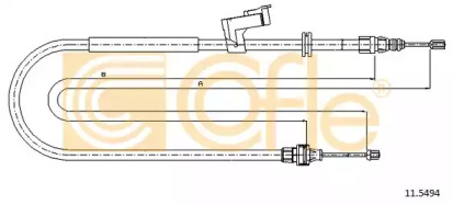 Трос COFLE 11.5494