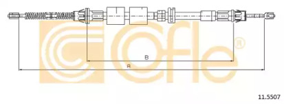 Трос COFLE 11.5507