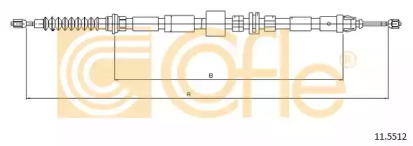 Трос COFLE 11.5512