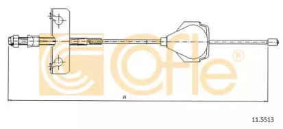 Трос COFLE 11.5513