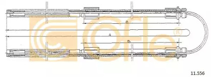 Трос COFLE 11.556