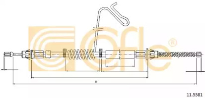 Трос COFLE 11.5581