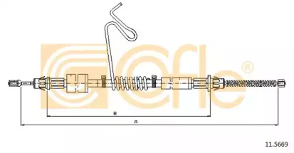 Трос COFLE 11.5669