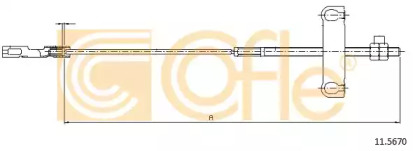 Трос COFLE 11.5670