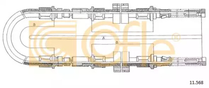 Трос COFLE 11.568