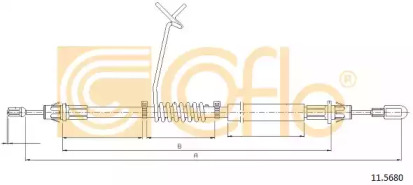 Трос COFLE 11.5680