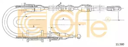 Трос COFLE 11.580