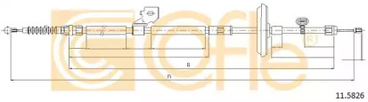 Трос COFLE 11.5826