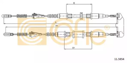 Трос COFLE 11.5854