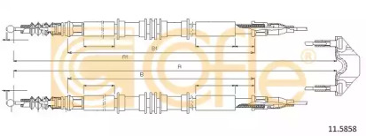Трос COFLE 11.5858