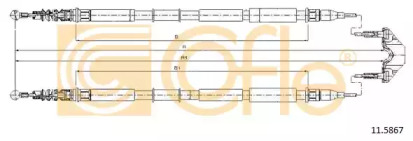 Трос COFLE 11.5867