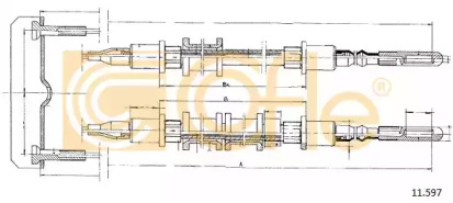 Трос COFLE 11.597