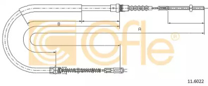 Трос COFLE 11.6022