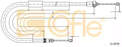 Трос COFLE 11.6576