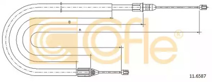 Трос COFLE 11.6587