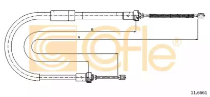 Трос COFLE 11.6661