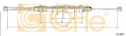 Трос COFLE 11.667