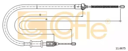 Трос COFLE 11.6675