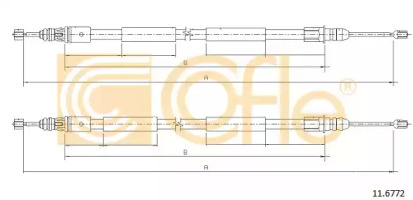 Трос COFLE 11.6772