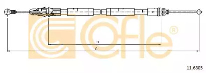 Трос COFLE 11.6805