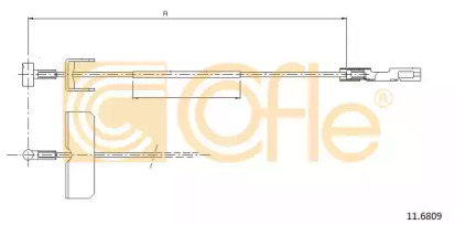 Трос COFLE 11.6809